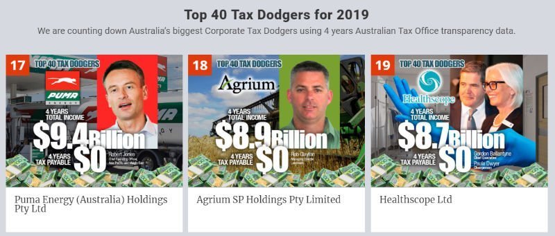 tax dodgers